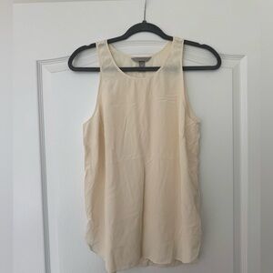 100% Silk: H&M Cream Silk Blouse